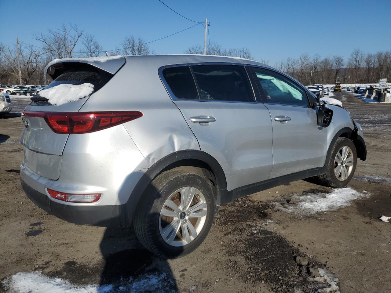 2019 KIA Sportage VIN KNDPMCAC2K7608903 Copart auction photo, front end / minor dent/scratches damage thumbnail 3