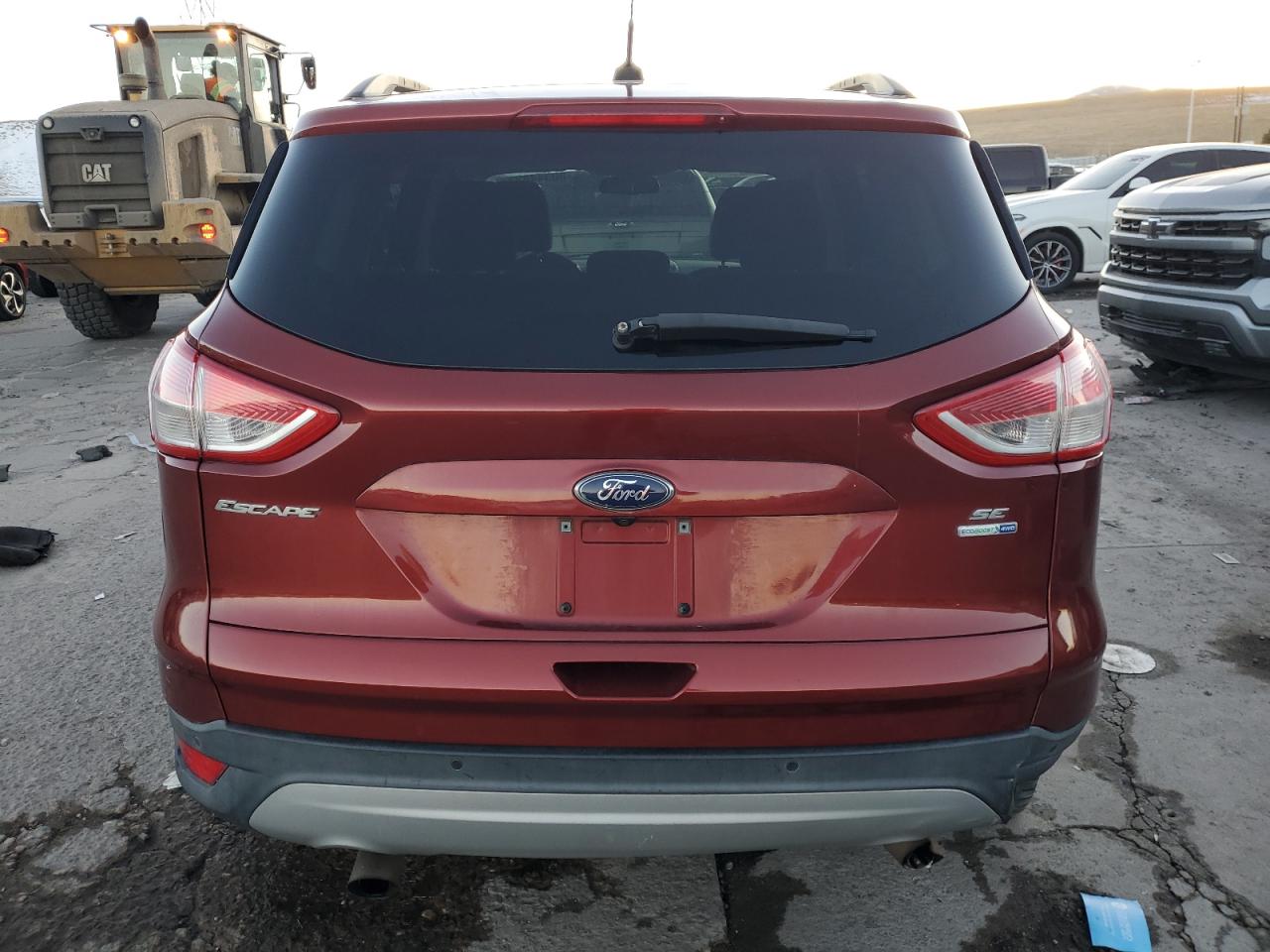 2016 Ford Escape VIN 1FMCU9G96GUB98317 Copart auction photo, front end / hail damage thumbnail 6