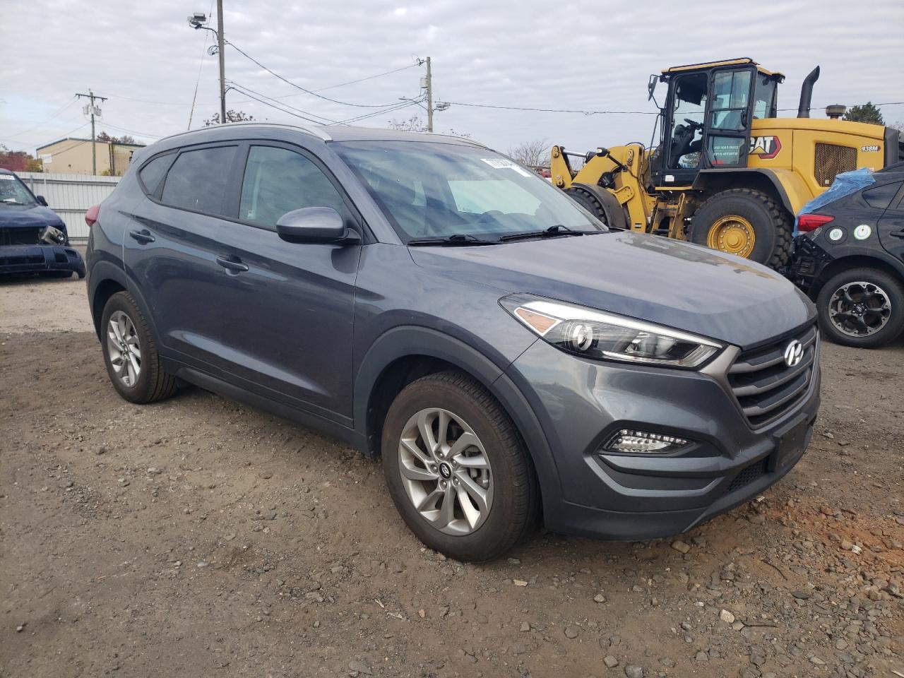 2016 Hyundai Tucson VIN KM8J3CA41GU097819 Copart auction photo, vandalism / side damage thumbnail 4