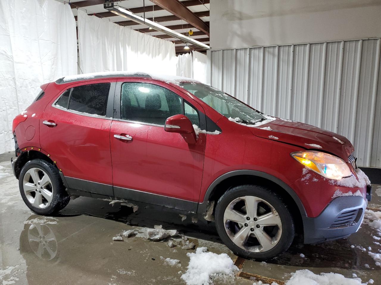 2016 Buick Encore VIN KL4CJASBXGB671425 Copart auction photo, rear end / side damage thumbnail 4