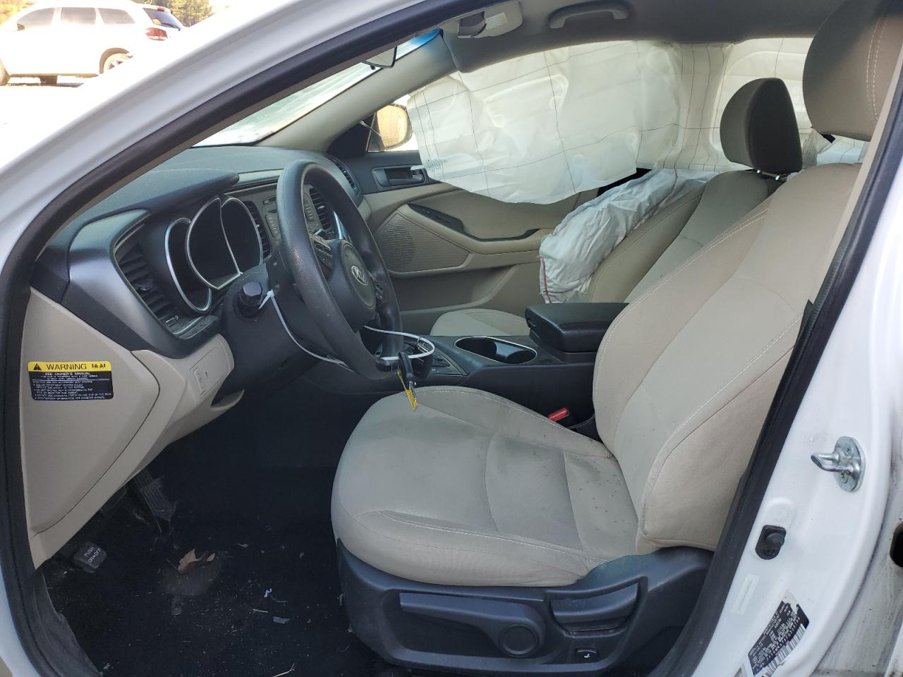 2015 KIA Optima VIN 5XXGM4A7XFG353794 Copart auction photo, all over damage thumbnail 7