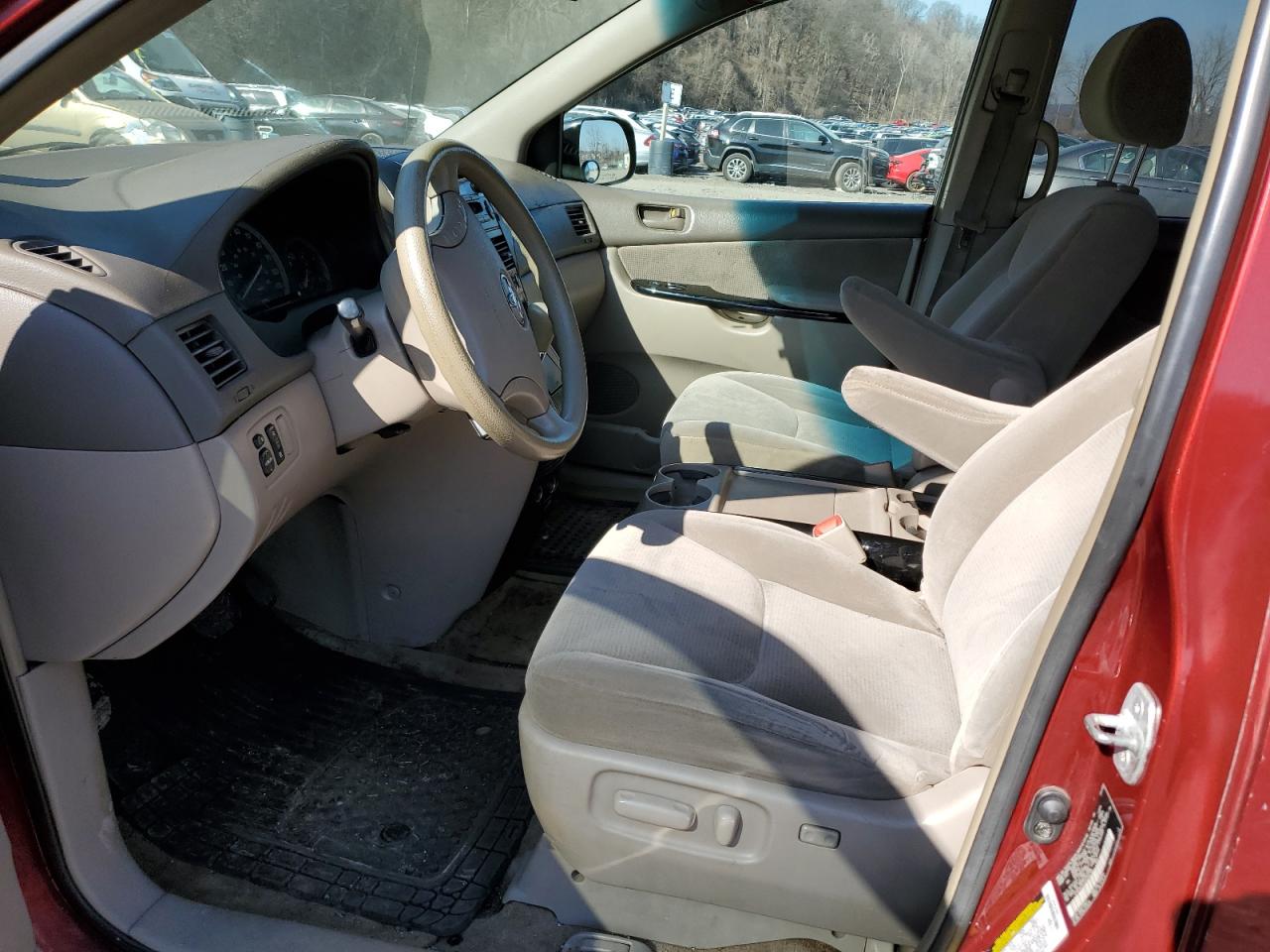 2005 Toyota Sienna VIN 5TDZA23C25S305798 Copart auction photo, side damage thumbnail 7