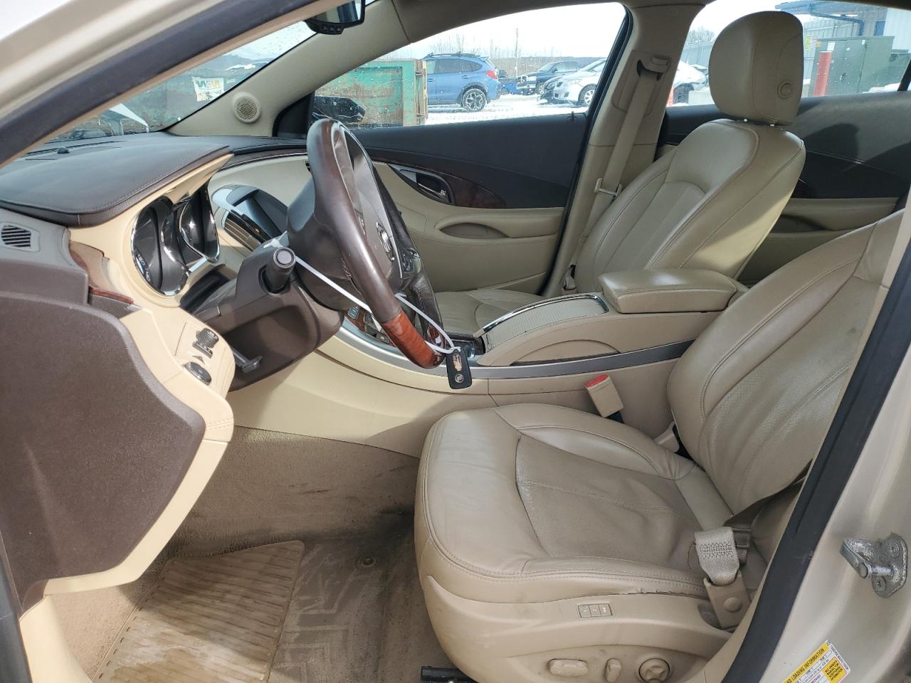 2013 Buick LaCrosse VIN 1G4GH5E30DF212838 Copart auction photo, front end / side damage thumbnail 7