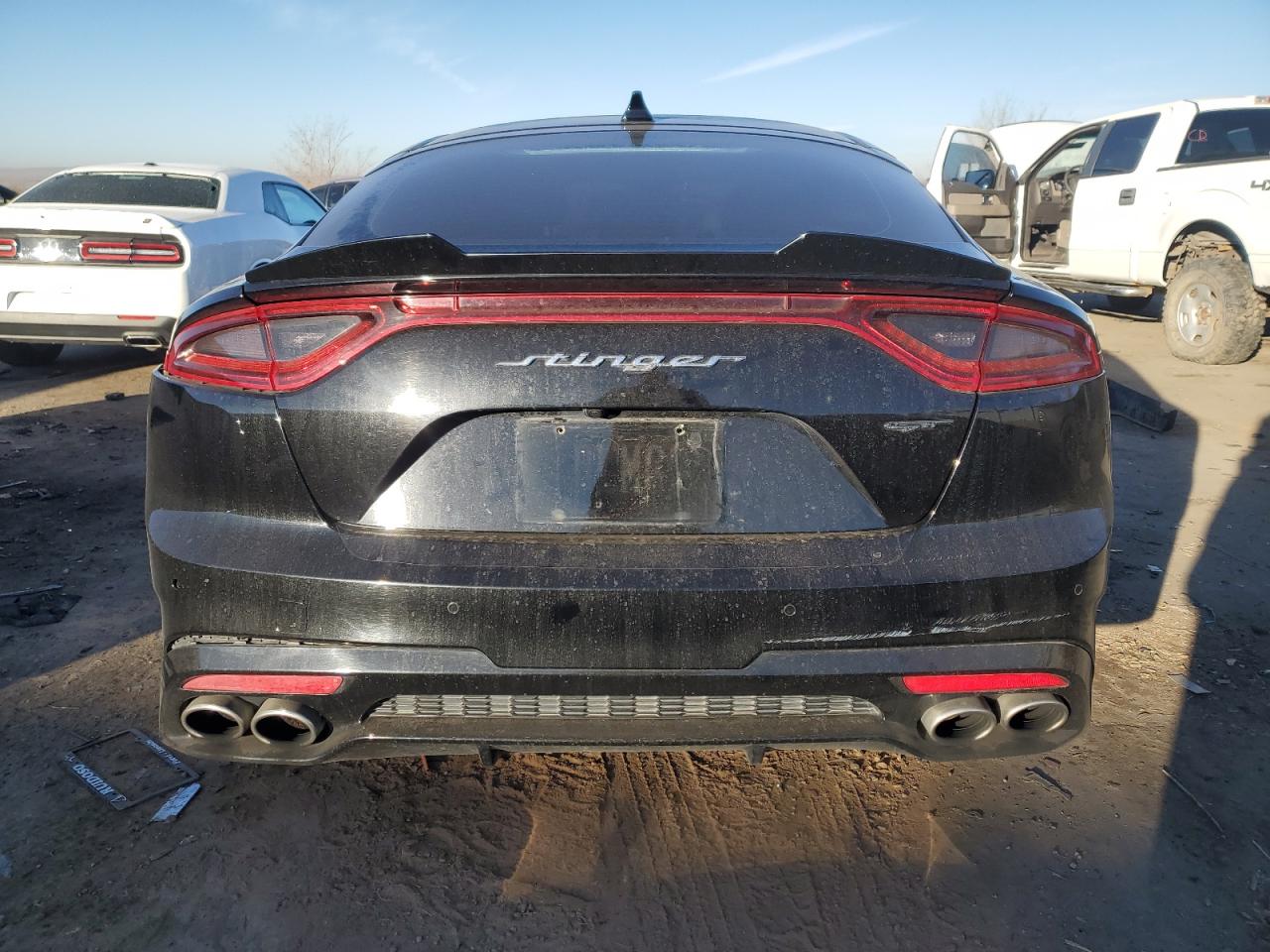 2018 KIA Stinger VIN KNAE35LC8J6039916 Copart auction photo, rear end / side damage thumbnail 6
