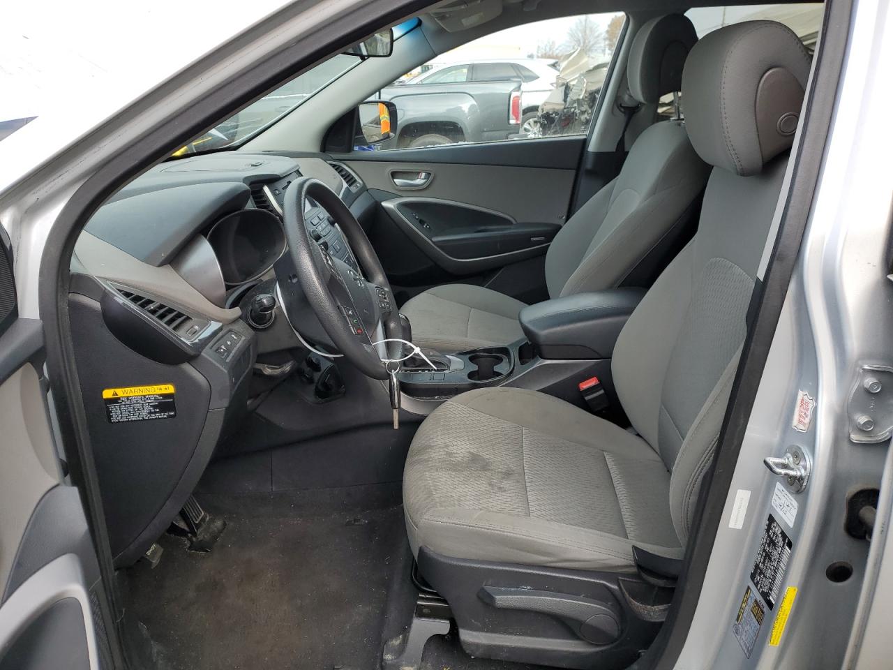 2016 Hyundai Santa Fe VIN 5XYZT3LB7GG348640 Copart auction photo, front end damage thumbnail 7