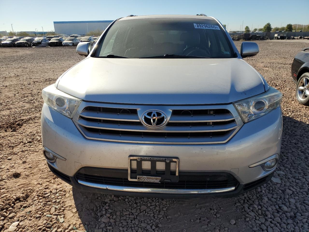 2013 Toyota Highlander VIN 5TDYK3EHXDS091472 Copart auction photo, side / rear end damage thumbnail 5