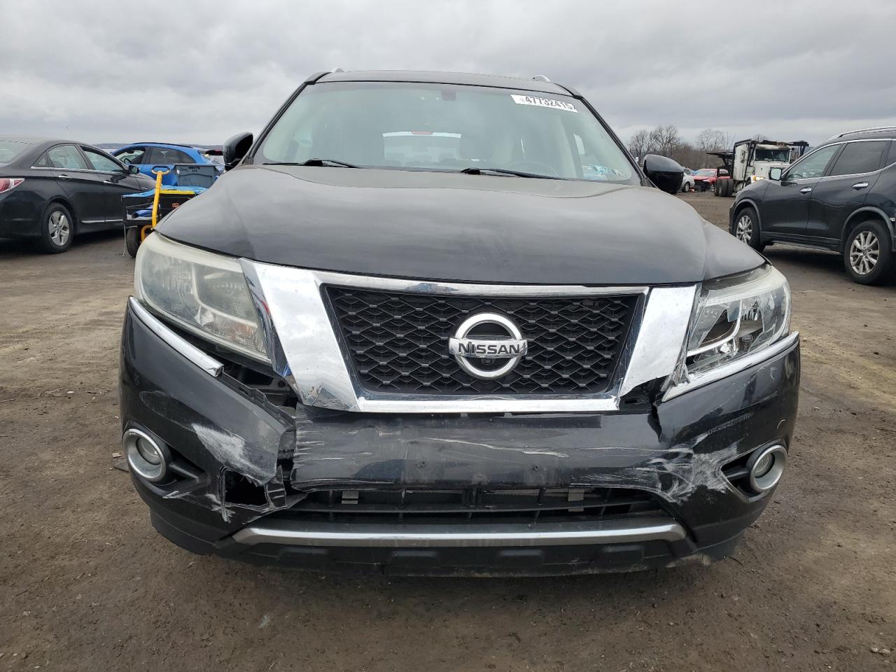 2015 Nissan Pathfinder VIN 5N1AR2MM7FC633939 Copart auction photo, rear end / front end damage thumbnail 5