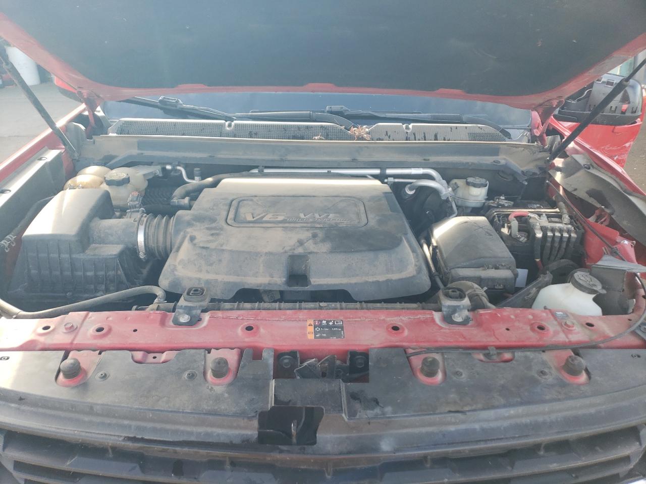 2016 Chevrolet Colorado VIN 1GCGTCE39G1335045 Copart auction photo, side / front end damage thumbnail 11