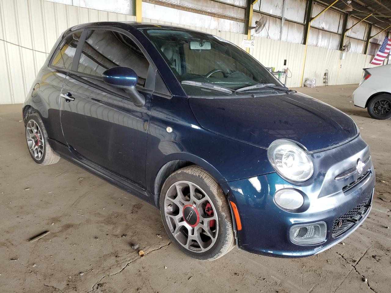 2013 Fiat 500 VIN 3C3CFFBR8DT514587 Copart auction photo, front end / minor dent/scratches damage thumbnail 4