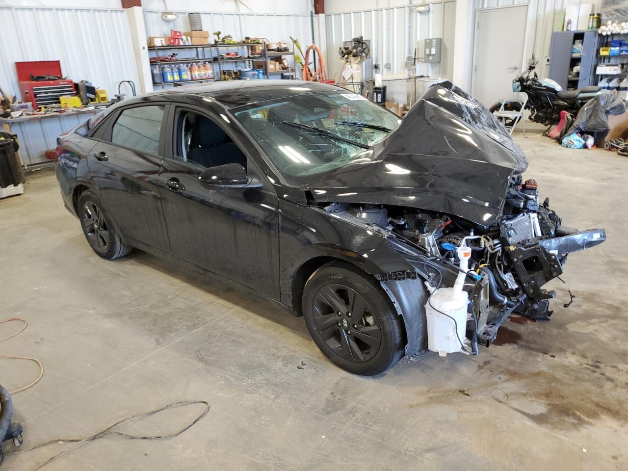 2023 Hyundai Elantra VIN KMHLM4AG6PU621987 Copart auction photo, front end damage thumbnail 4