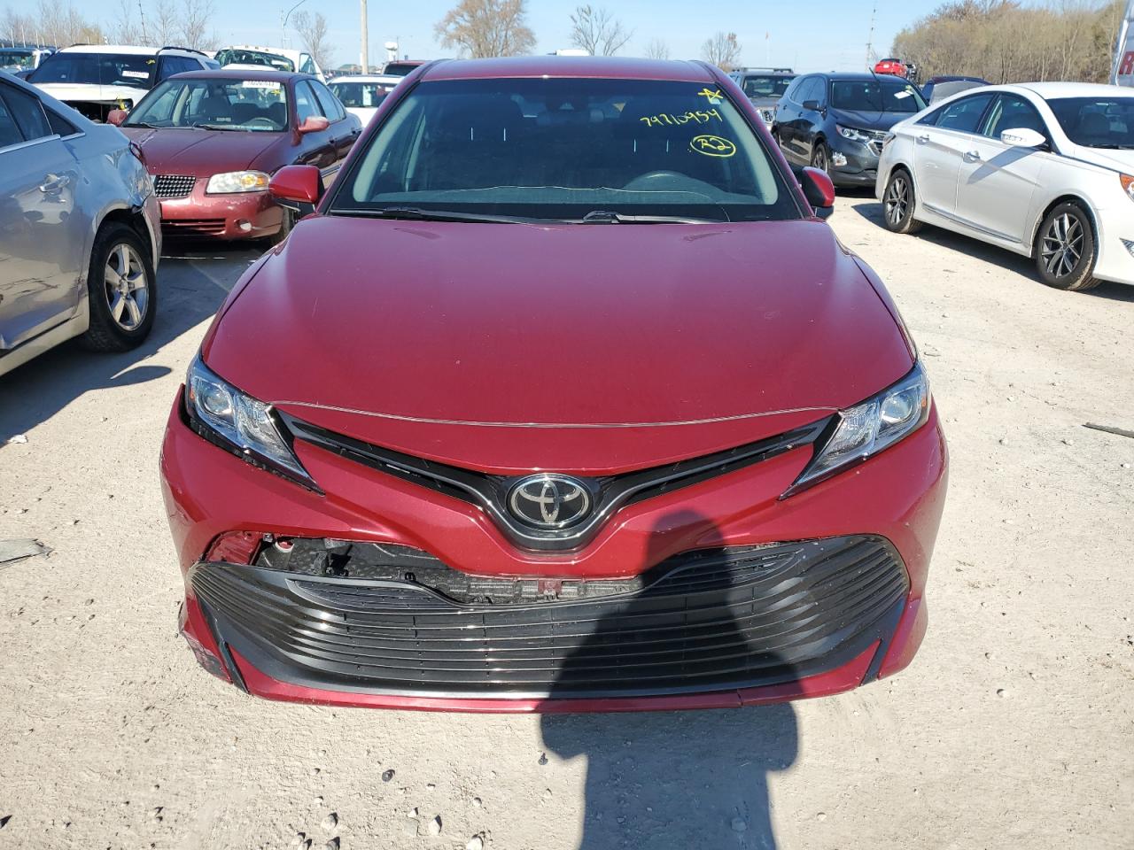2018 Toyota Camry VIN 4T1B11HK2JU591696 Copart auction photo, front end / rear end damage thumbnail 5