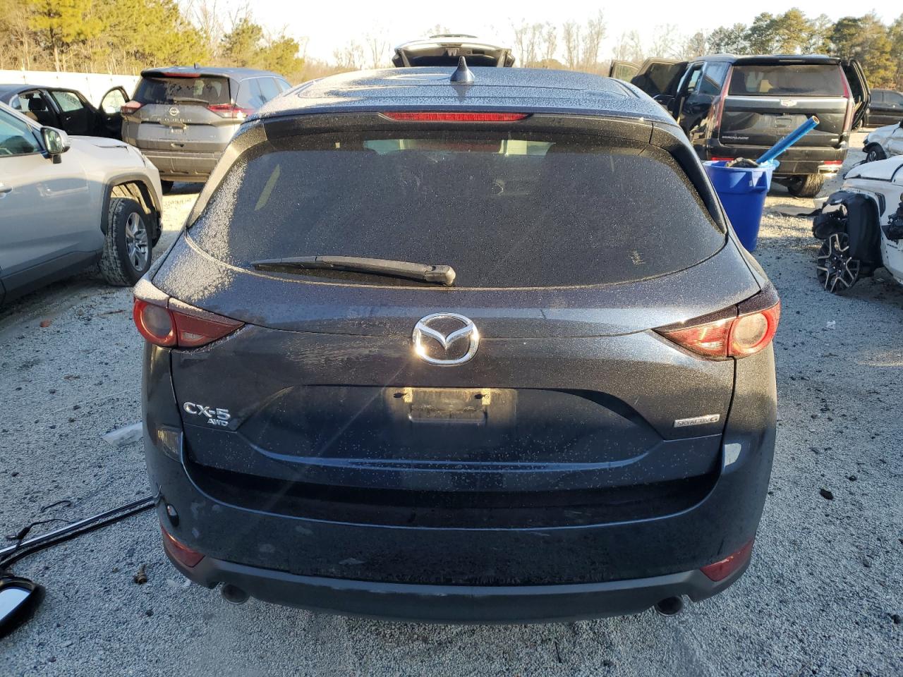 2020 Mazda CX-5 VIN JM3KFBCM3L0766916 Copart auction photo, side damage thumbnail 6
