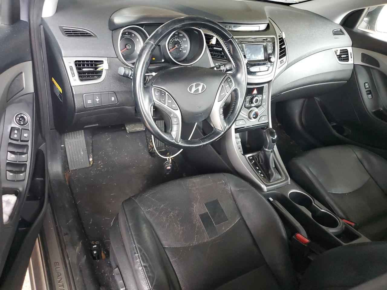 2015 Hyundai Elantra VIN KMHDH4AE6FU226729 Copart auction photo, rear end damage thumbnail 8