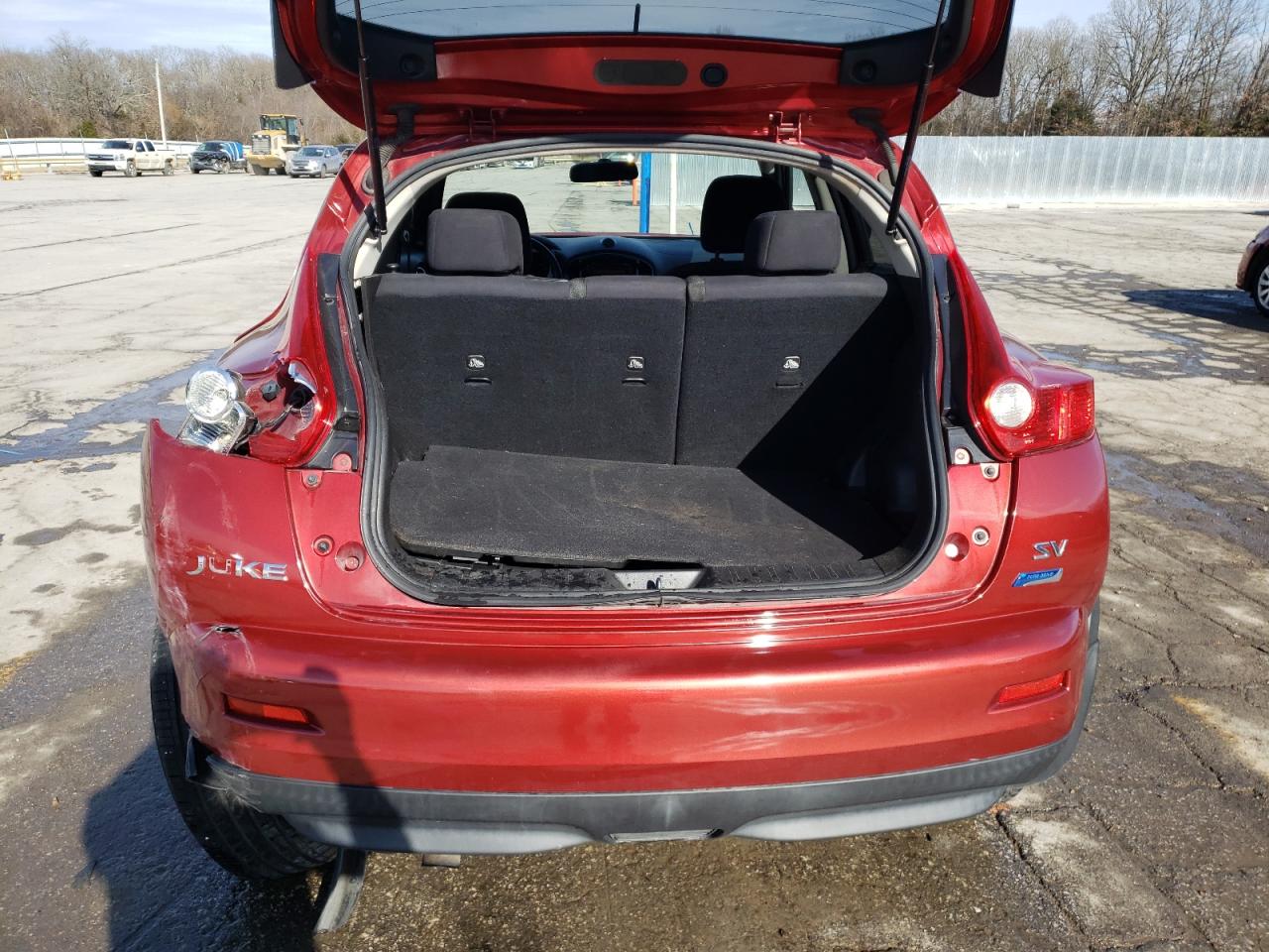 2014 Nissan Juke VIN JN8AF5MR1ET351874 Copart auction photo, rear end / hail damage thumbnail 6