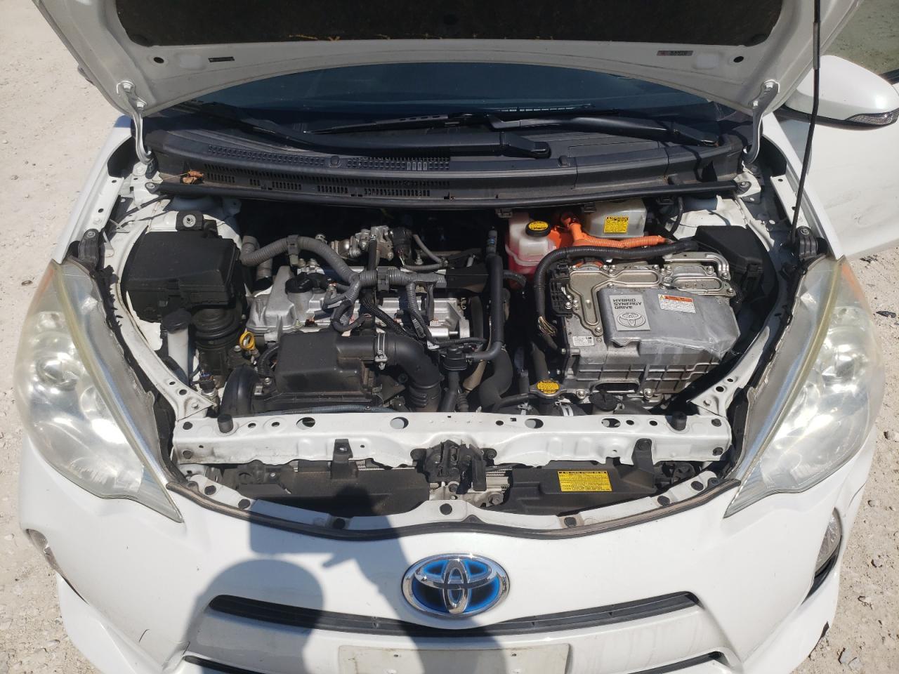 2012 Toyota Prius VIN JTDKDTB39C1007064 Copart auction photo, front end damage thumbnail 11
