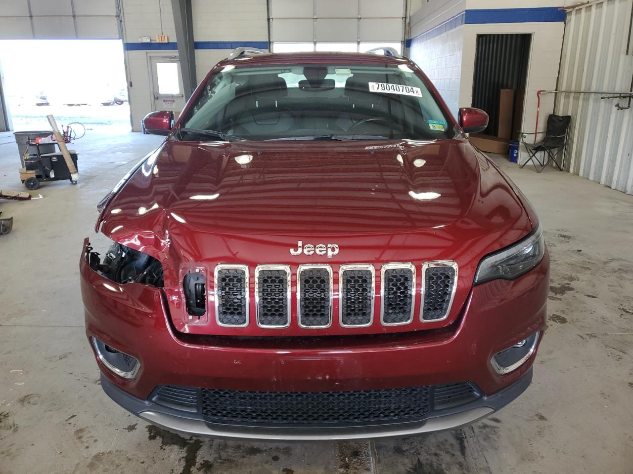 2020 Jeep Grand Cherokee VIN 1C4PJMDX2LD613549 Copart auction photo, side / front end damage thumbnail 5