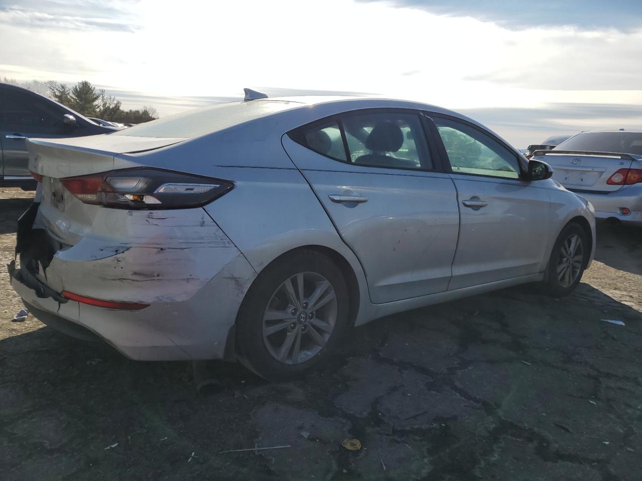 2018 Hyundai Elantra VIN KMHD84LF0JU563010 Copart auction photo, rear end / front end damage thumbnail 3
