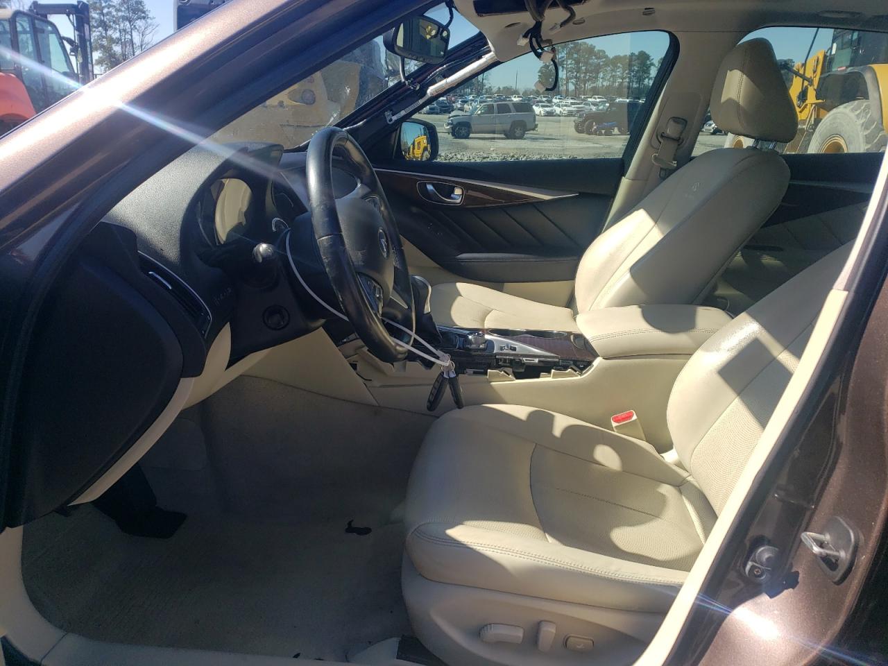 2014 Infiniti Q50 VIN JN1BV7AP5EM674355 Copart auction photo, vandalism / minor dent/scratches damage thumbnail 7