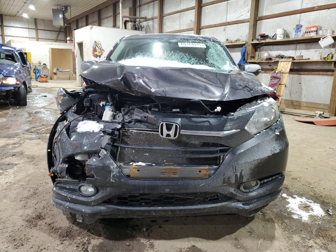 2017 Honda HR-V VIN 3CZRU6H50HG702674 Copart auction photo, front end damage thumbnail 5