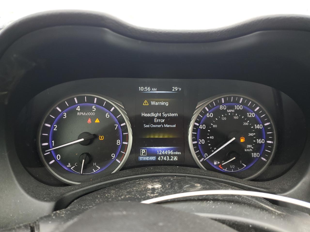 2015 Infiniti Q50 VIN JN1BV7AR8FM406578 Copart auction photo, front end / side damage thumbnail 9