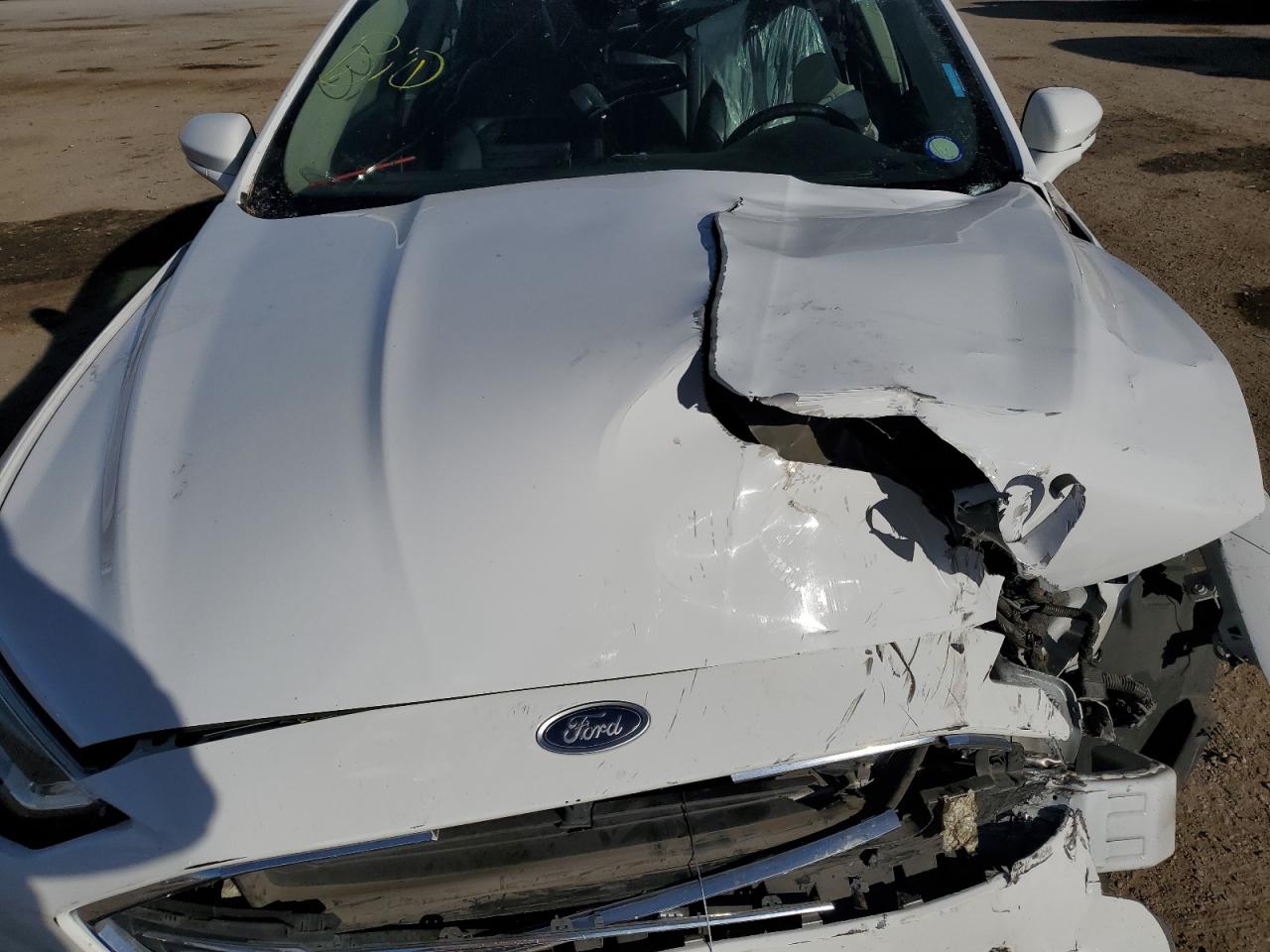 2020 Ford Fusion VIN 3FA6P0CD1LR195878 Copart auction photo, front end / rear end damage thumbnail 11