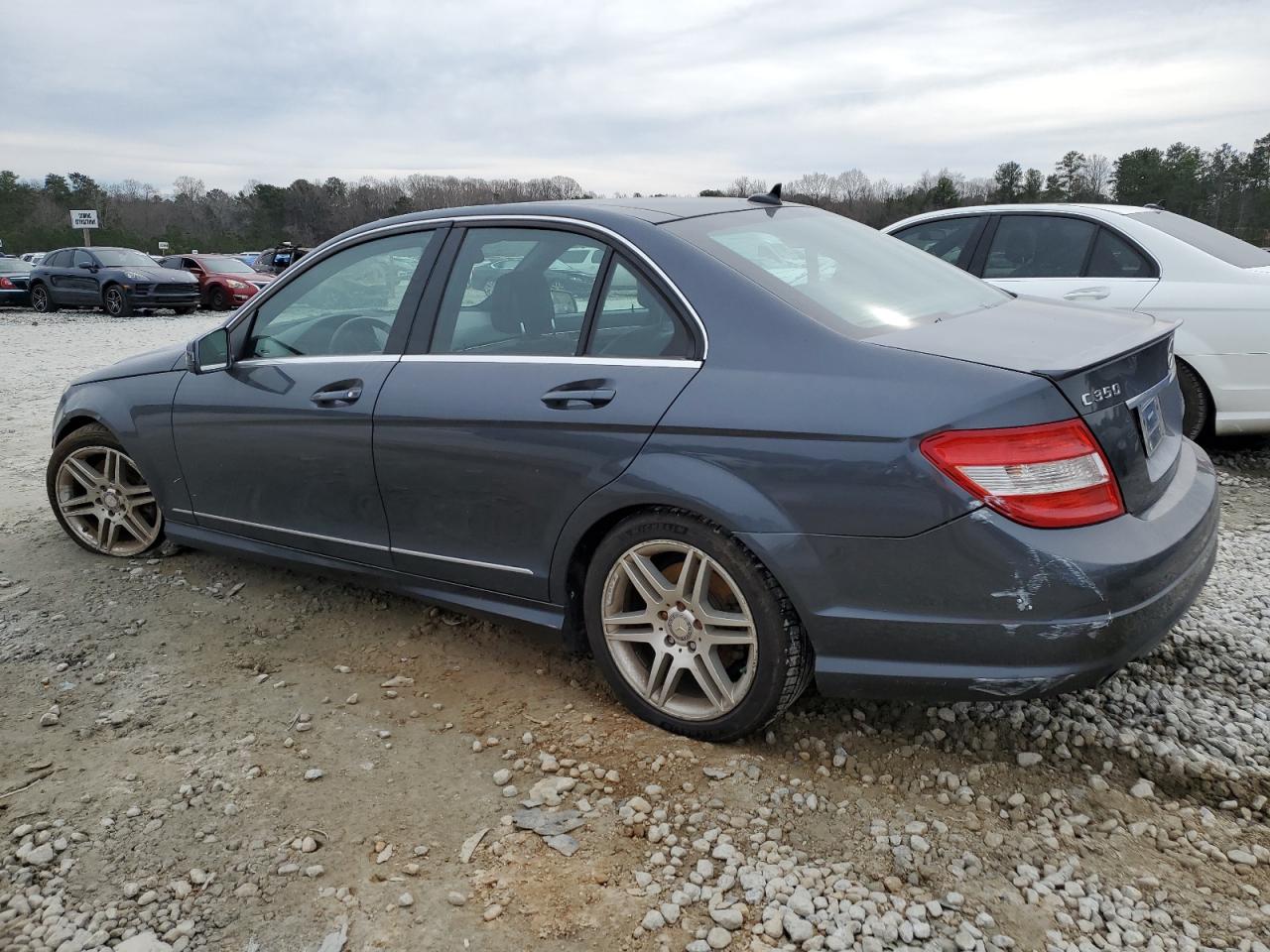 2010 Mercedes-Benz C-klasse VIN WDDGF5GB2AR090529 Copart auction photo, front end / rear end damage thumbnail 2