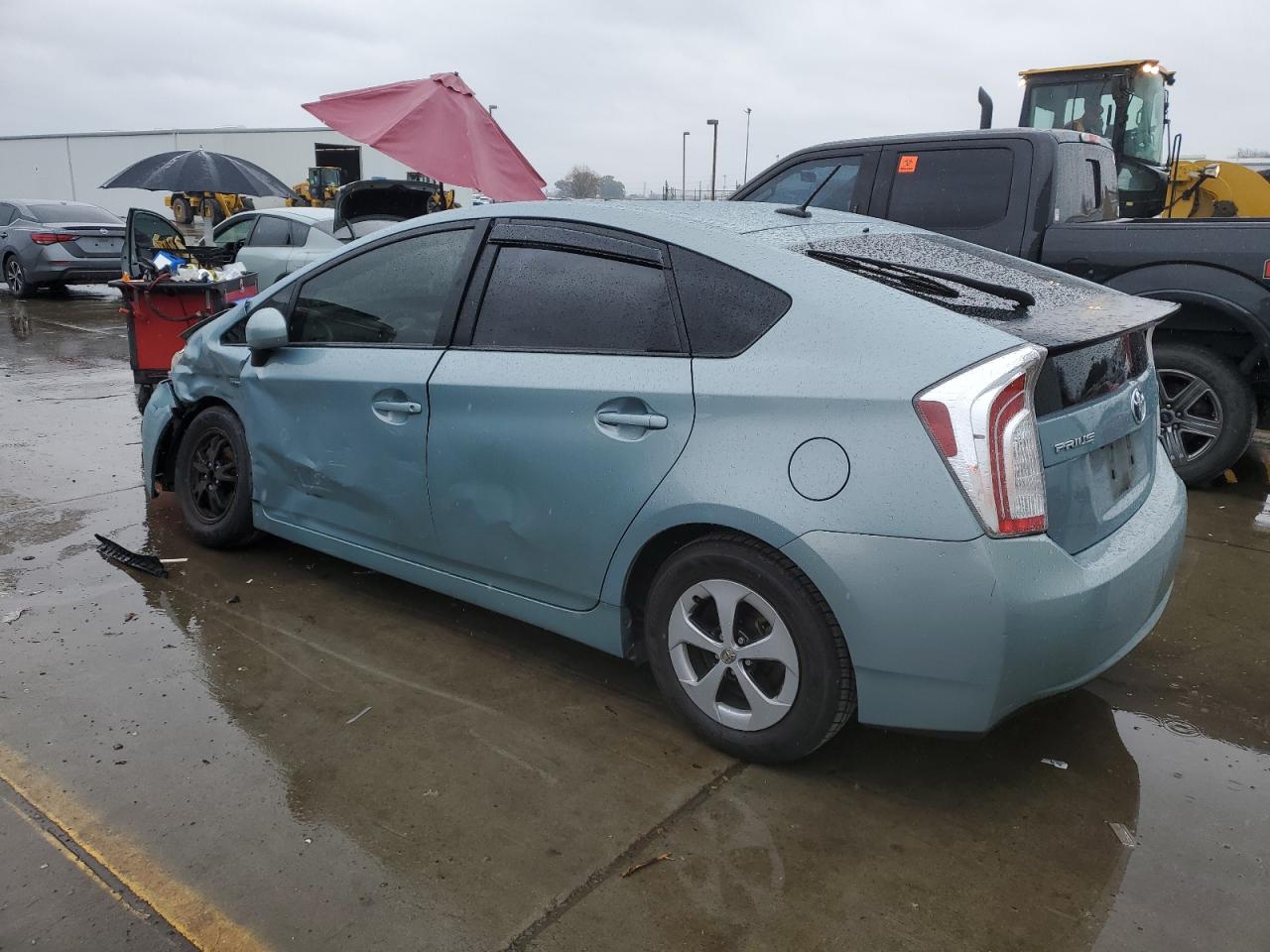 2012 Toyota Prius VIN JTDKN3DU1C5457903 Copart auction photo, front end / side damage thumbnail 2