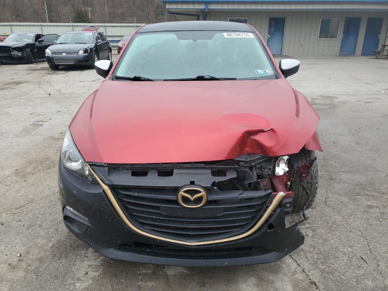 2015 Mazda 3 VIN 3MZBM1U73FM146082 Copart auction photo, front end damage thumbnail 5