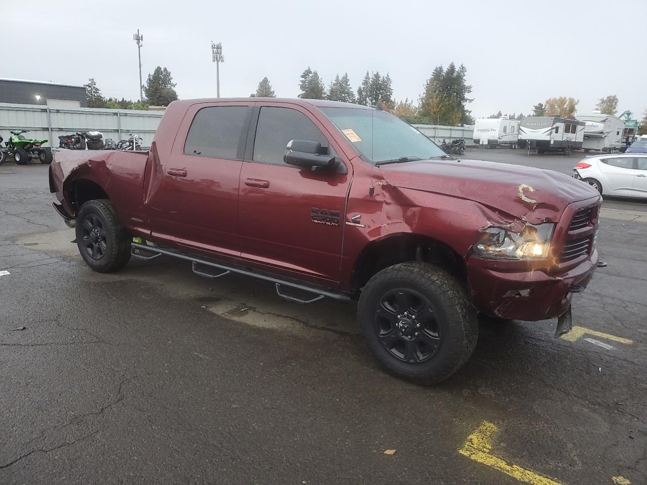 2017 RAM 2500 VIN 3C6UR5ML1HG685746 Copart auction photo, front end / rollover damage thumbnail 4
