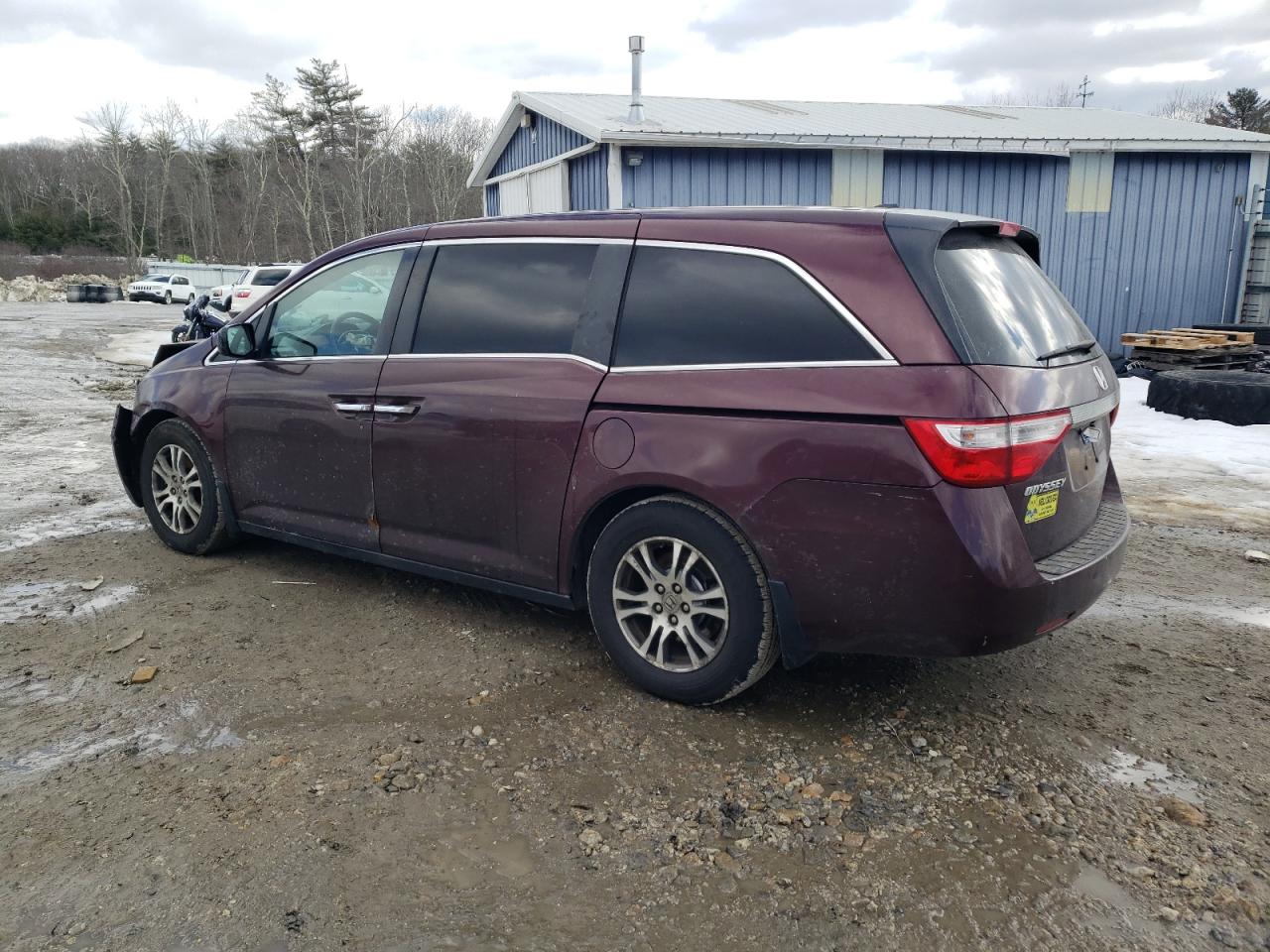 2013 Honda Odyssey VIN 5FNRL5H6XDB050366 Copart auction photo, front end damage thumbnail 2