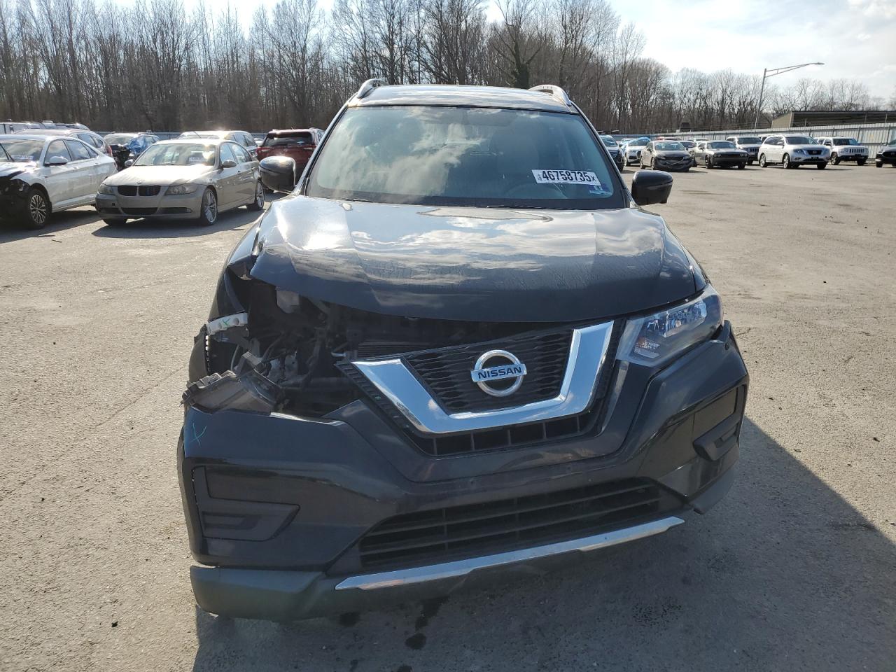 2017 Nissan Rogue VIN KNMAT2MT7HP514555 Copart auction photo, front end / side damage thumbnail 5