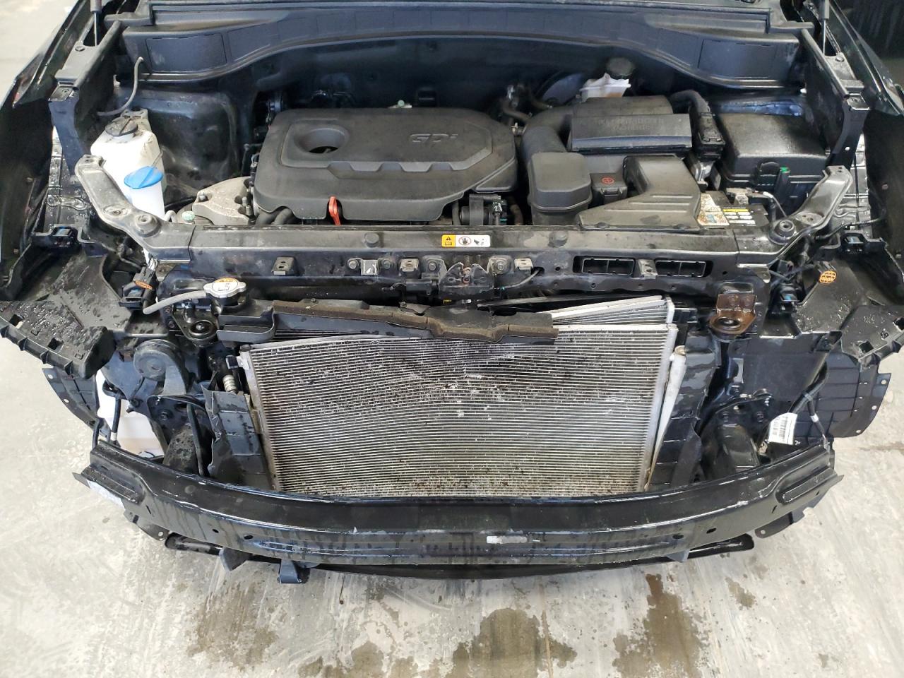 2018 Hyundai Santa Fe VIN 5NMZUDLB2JH105107 Copart auction photo, front end damage thumbnail 13