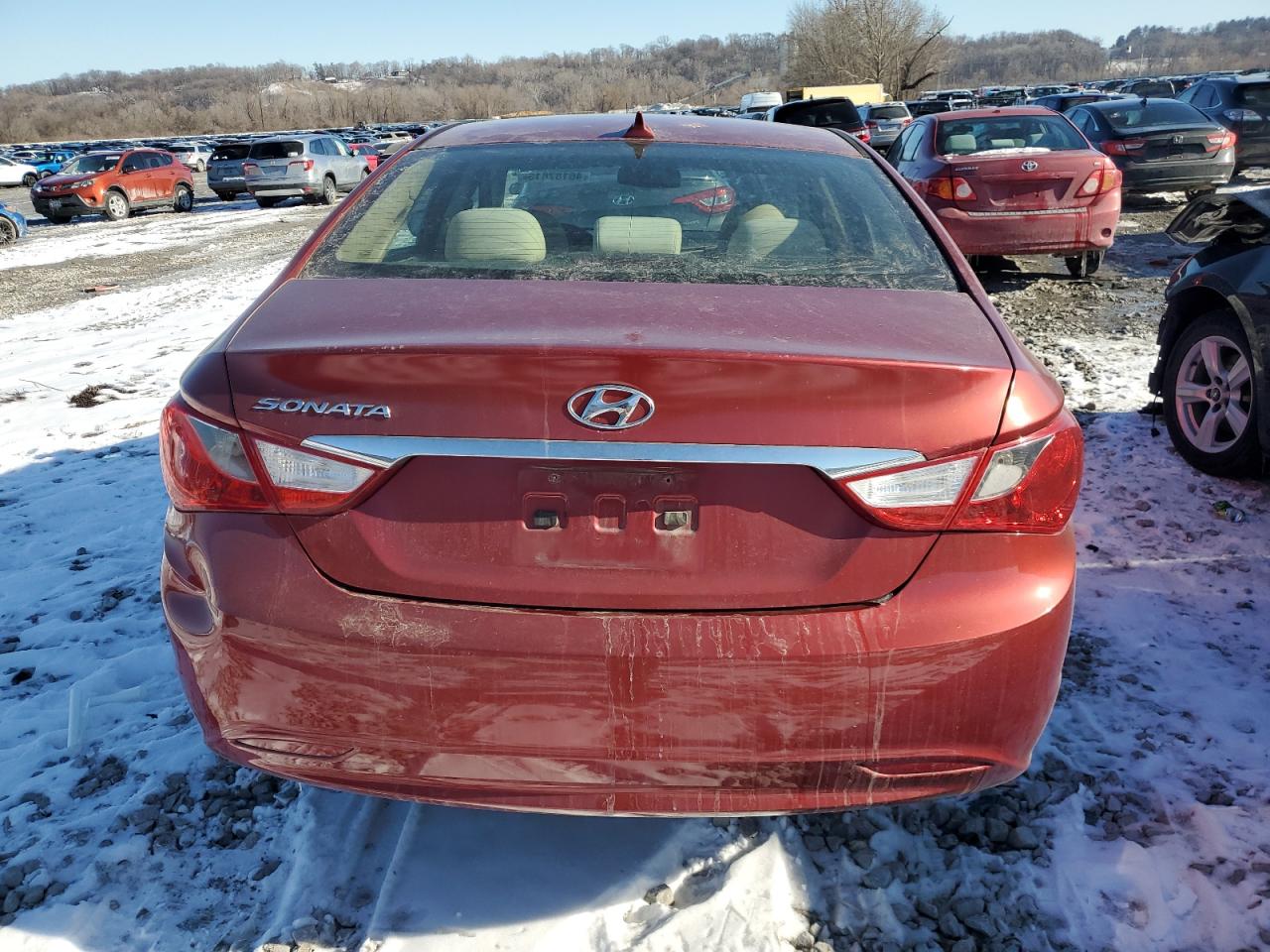 2013 Hyundai Sonata VIN 5NPEB4AC4DH740546 Copart auction photo, front end / undercarriage damage thumbnail 6