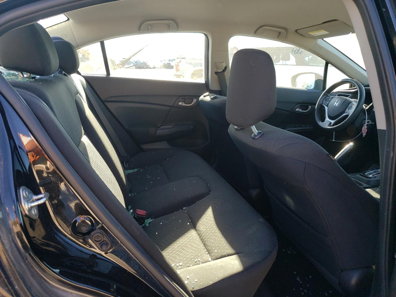 2015 Honda Civic VIN 19XFB2F55FE037757 Copart auction photo, rear end damage thumbnail 10