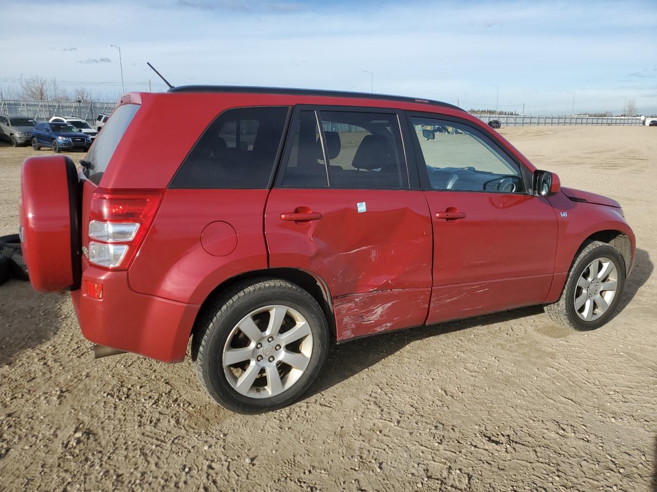 2010 Suzuki Grand Vitara VIN JS3TD1D92A4100712 Copart auction photo, side / front end damage thumbnail 3