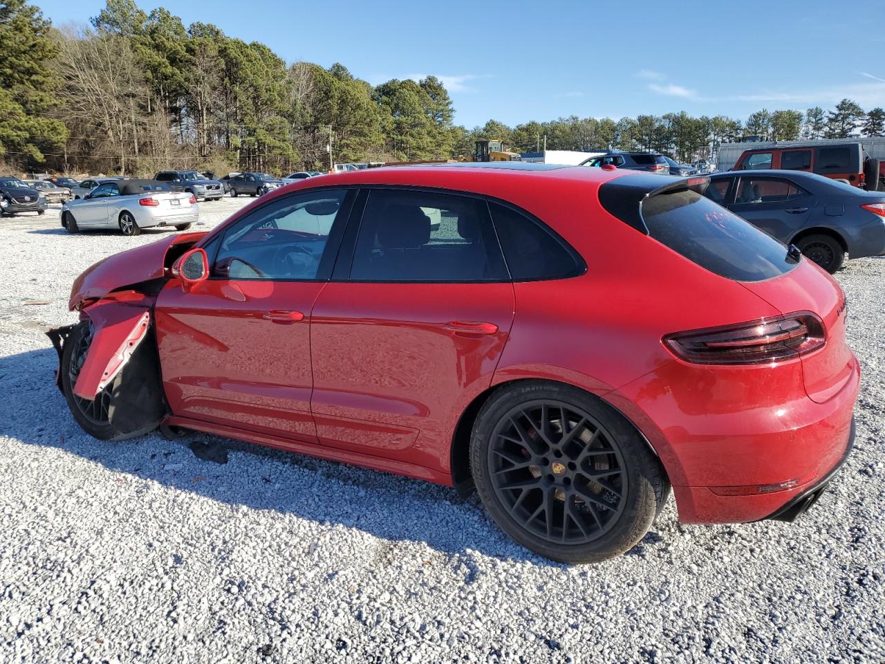 2018 Porsche Macan VIN WP1AG2A57JLB65290 Copart auction photo, front end / mechanical damage thumbnail 2