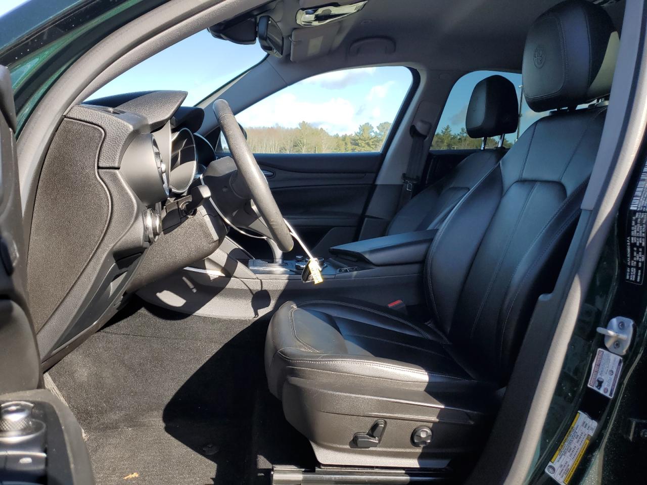 2019 Alfa Romeo Stelvio VIN ZASPAKAN4K7C30319 Copart auction photo, front end / rear end damage thumbnail 7