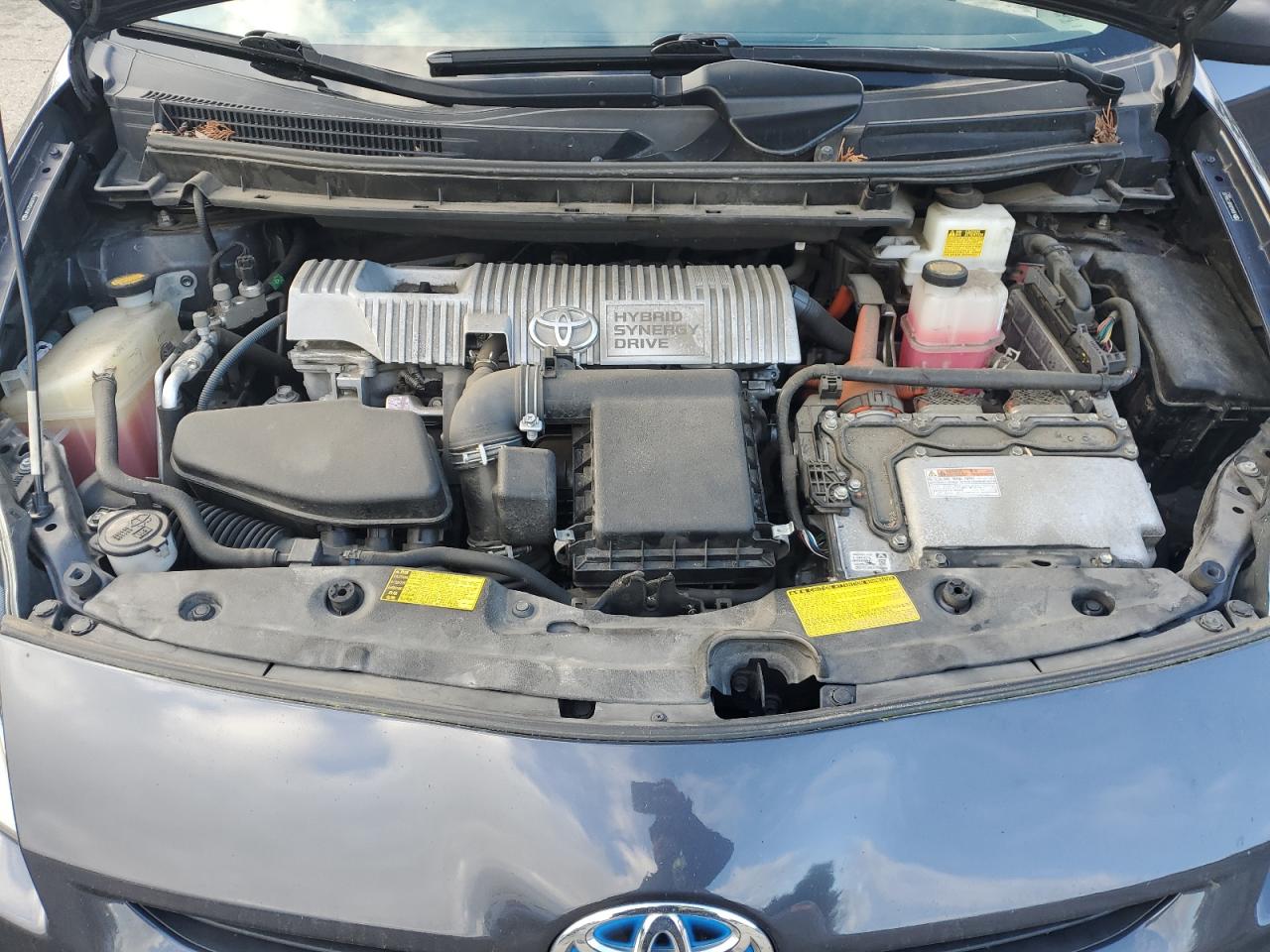 2011 Toyota Prius VIN JTDKN3DU0B1394637 Copart auction photo, side / front end damage thumbnail 12