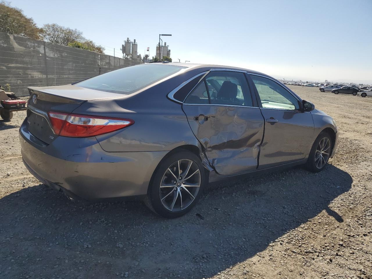 2017 Toyota Camry VIN 4T1BF1FK7HU340560 Copart auction photo, side / rear end damage thumbnail 3