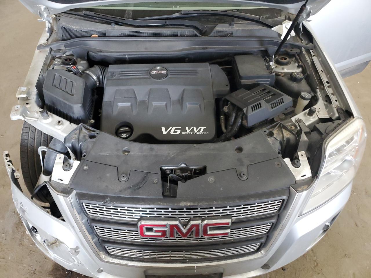 2012 GMC Terrain VIN 2GKFLXE50C6350890 Copart auction photo, front end / side damage thumbnail 12
