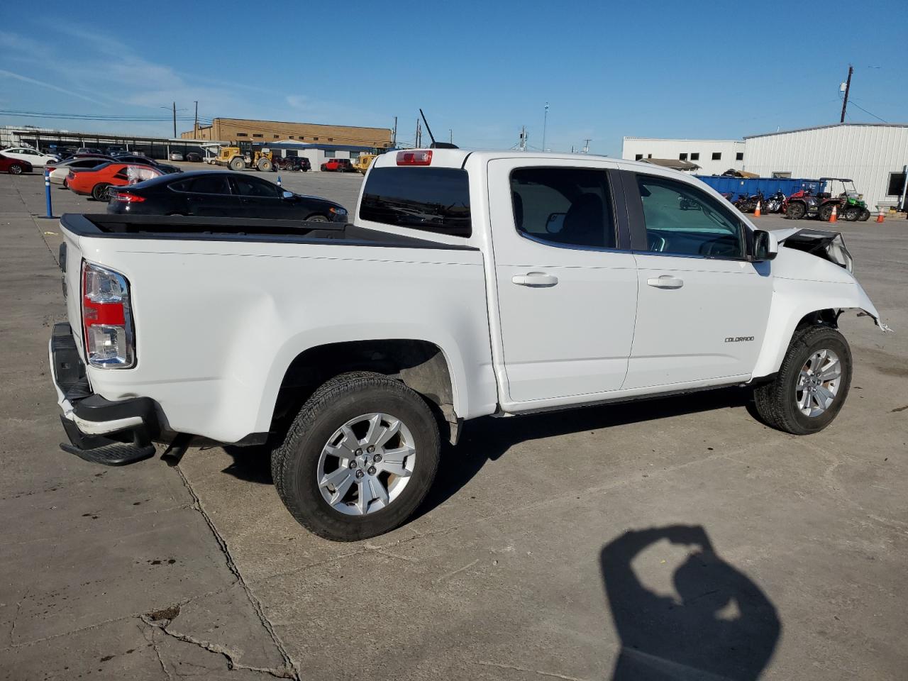 2016 Chevrolet Colorado VIN 1GCGSCE34G1349311 Copart auction photo, front end / rear end damage thumbnail 3