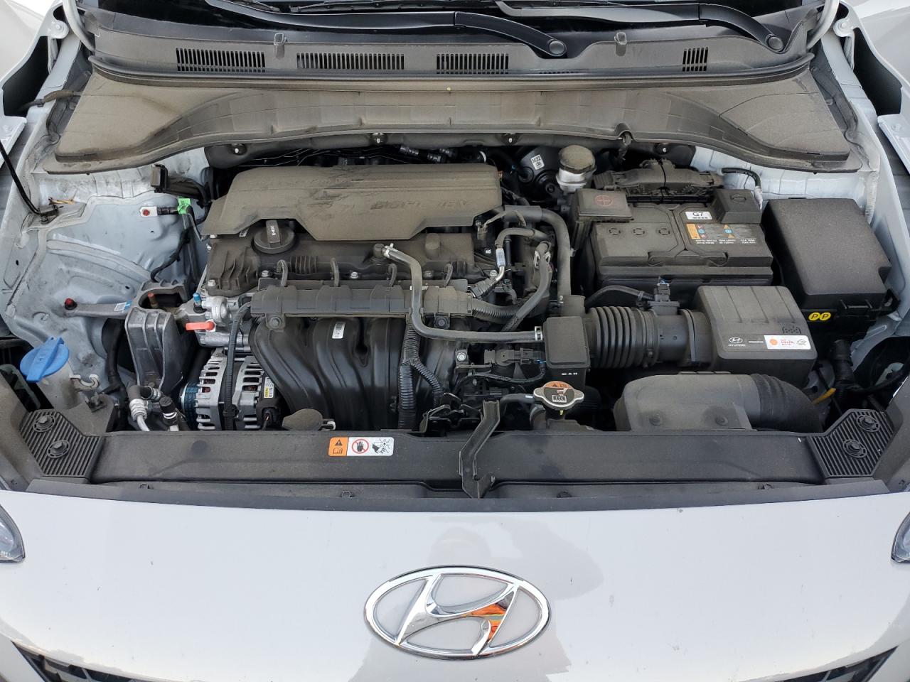 2023 Hyundai Kona VIN KM8K6CAB0PU057791 Copart auction photo, rear end damage thumbnail 12