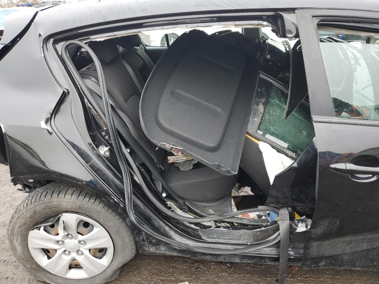 2017 KIA Forte VIN KNAFK5A82H5711555 Copart auction photo, side / rear end damage thumbnail 10