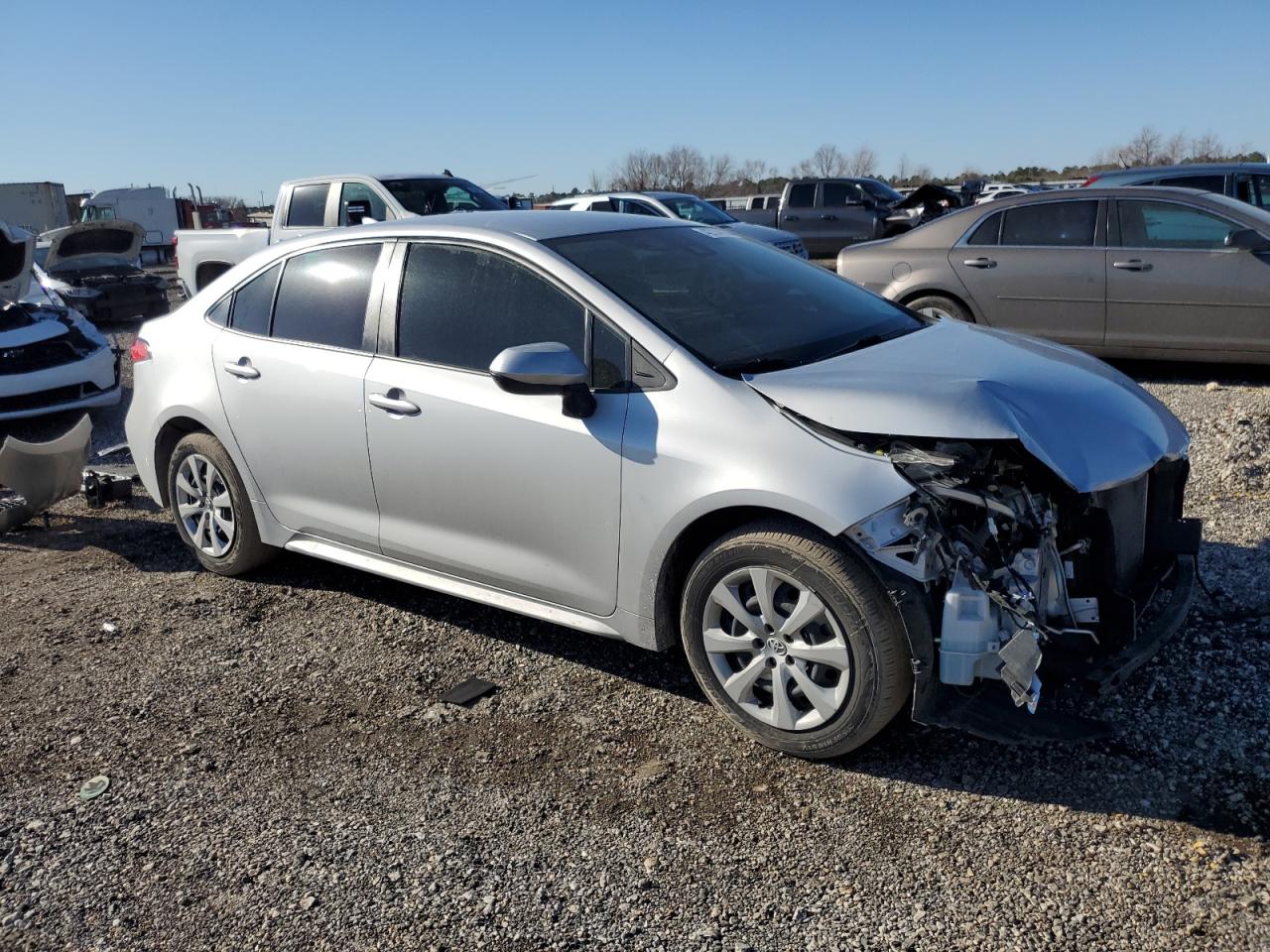 2022 Toyota Corolla VIN JTDEPMAE9NJ223304 Copart auction photo, front end / minor dent/scratches damage thumbnail 4