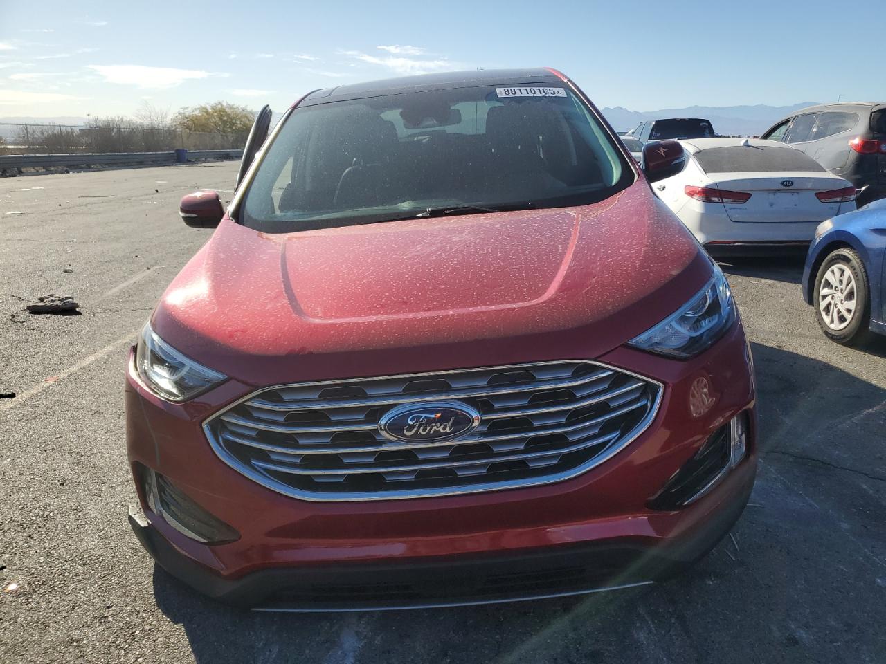 2020 Ford Edge VIN 2FMPK3J97LBB15037 Copart auction photo, side / front end damage thumbnail 5