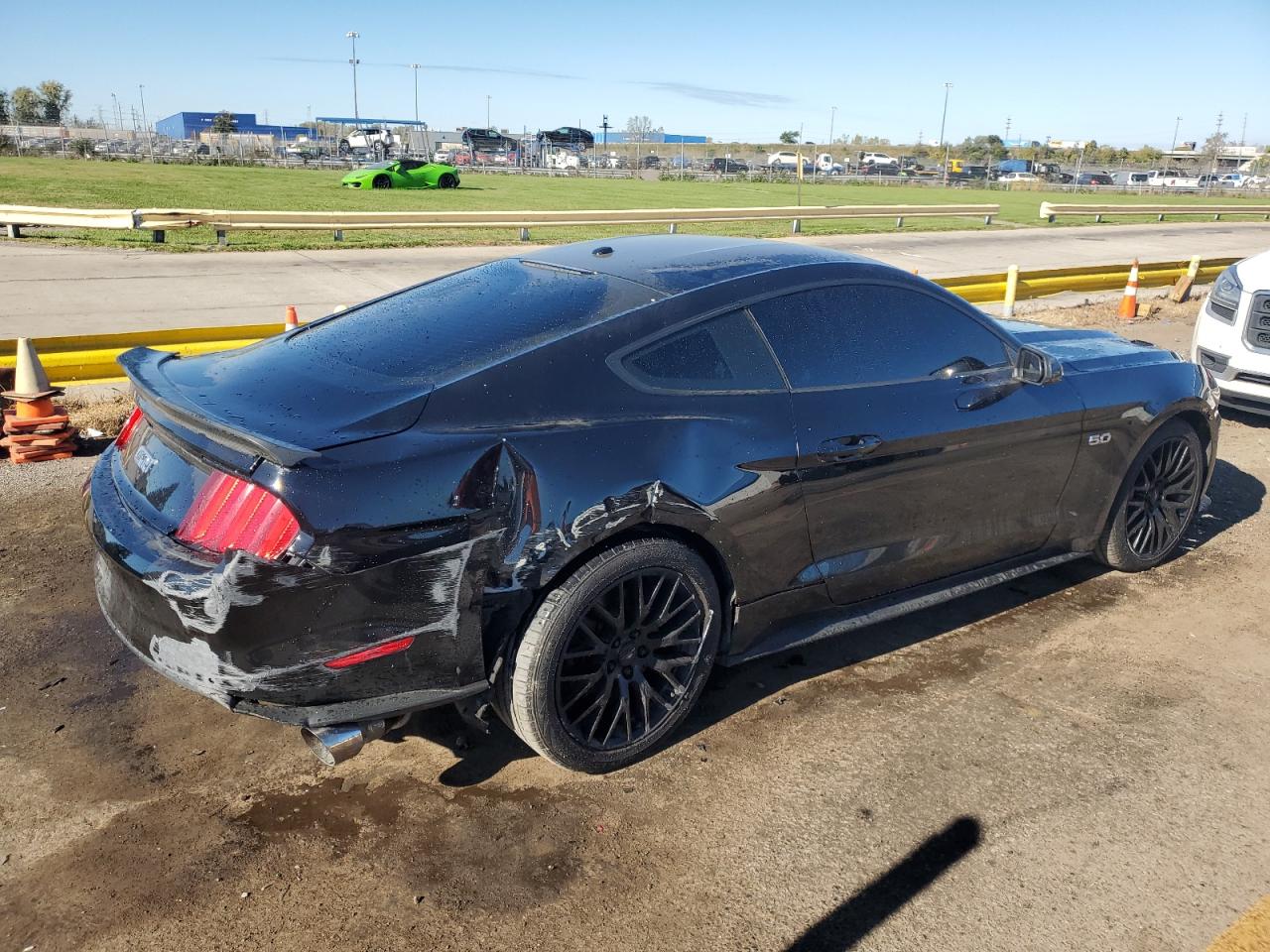 2017 Ford Mustang VIN 1FA6P8CF9H5290084 Copart auction photo, rear end damage thumbnail 3