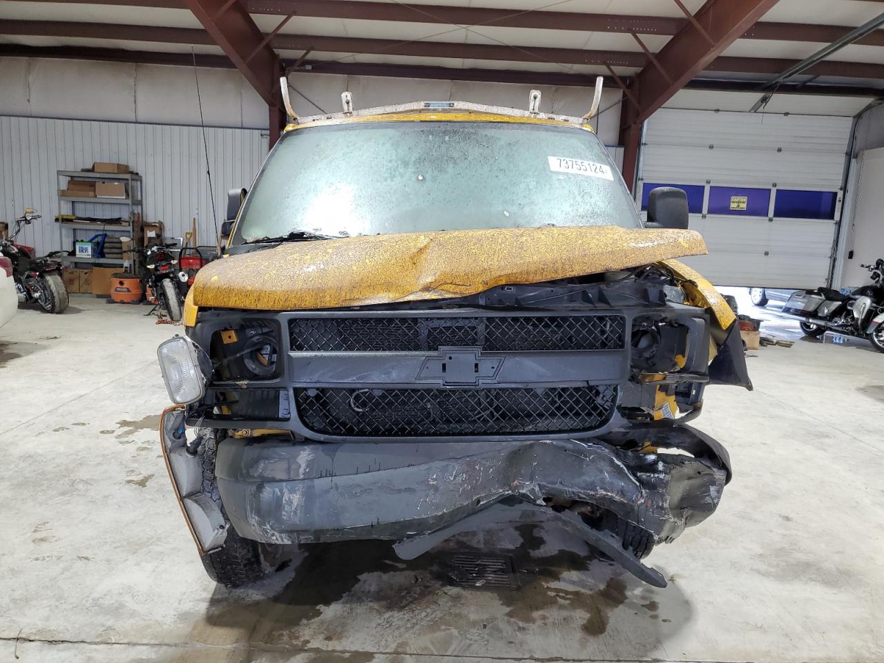 2013 GMC Savana VIN 1GTZ7TBG2D1118954 Copart auction photo, front end damage thumbnail 5