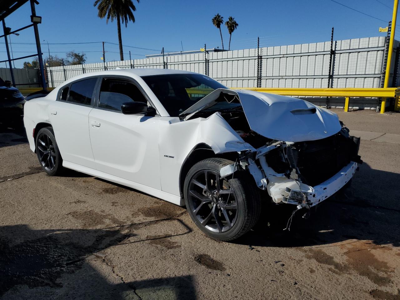 2019 Dodge Charger VIN 2C3CDXCT8KH540960 Copart auction photo, front end / rear end damage thumbnail 4