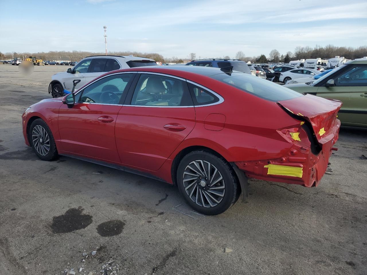 2020 Hyundai Sonata VIN KMHL54JJ1LA012830 Copart auction photo, rear end damage thumbnail 2