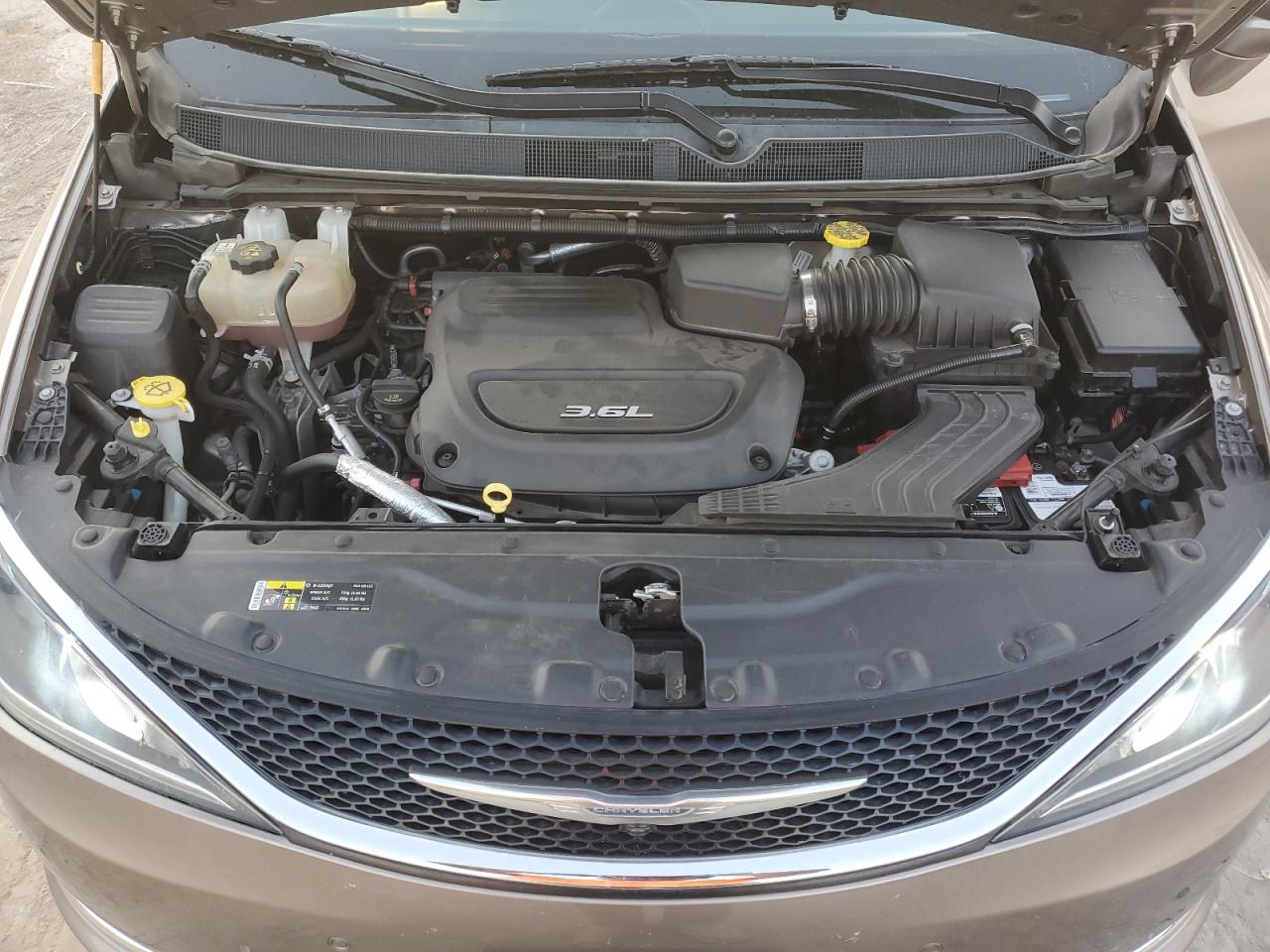 2017 Chrysler Pacifica VIN 2C4RC1EG8HR703745 Copart auction photo, hail / minor dent/scratches damage thumbnail 12